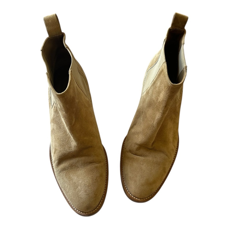 Jenni Kayne Suede Chelsea Booties in Tan